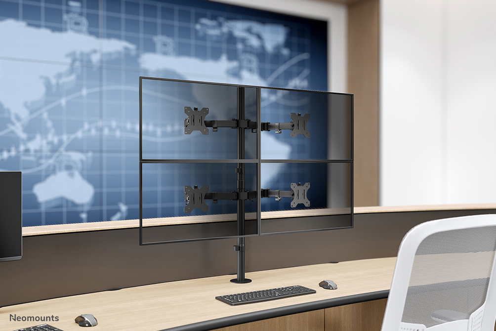 Neomounts FPMA-D550D4BLACK Braccio per monitor 13-32"